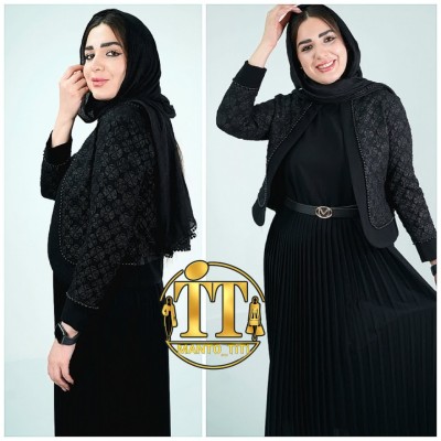 کت سارافون پلیسه سایز بزرگ