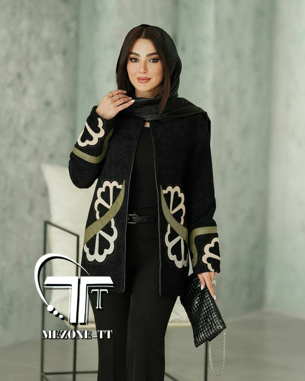 کت تکه دوزی اسپرت مجلسی زنانه