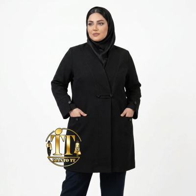 مانتو سایز بزرگ مشکی